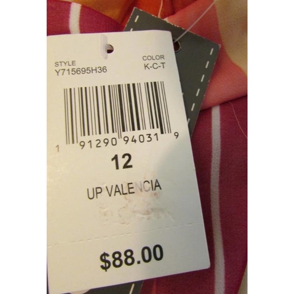 Luxology Womens Multi Color Stripped Dress Size 12 - Picture 4 of 4